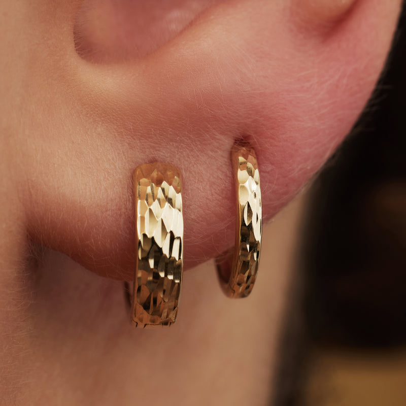 Isabel Bernard Rivoli Laura 14 karaat gouden oorringen IB360143-zoom-