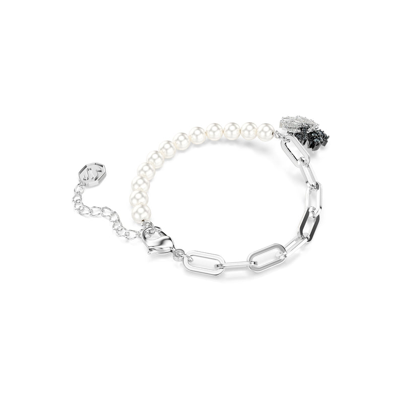 Swarovski Black & White Swan Silver Coloured Bracelet 5705720-zoom-