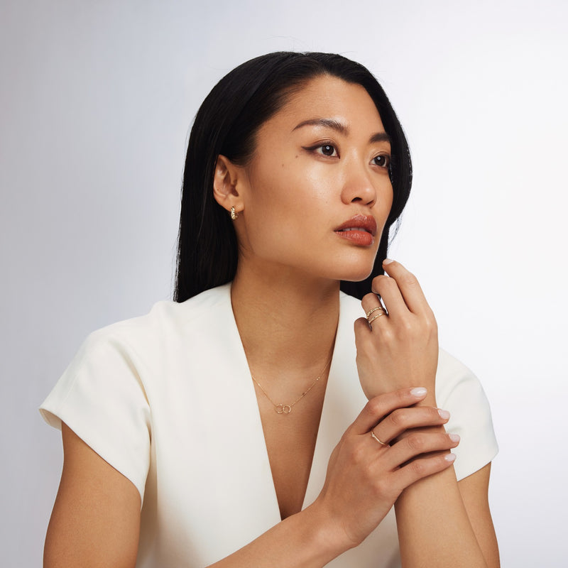 Isabel Bernard Rivoli Laura 14 karaat gouden oorringen IB360143-zoom-