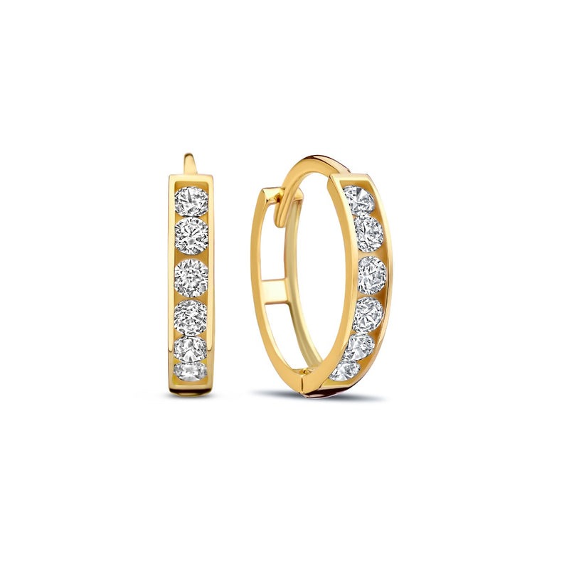 Beloro Jewels Monte Napoleone Stella 9 karaat oorringen BO360067-zoom-