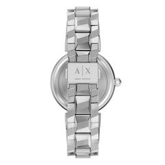 Armani Exchange Audora Round Silver Dial Watch AX4405