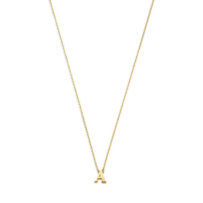 Isabel Bernard 14 Karaat Gouden Le Marais Chloé Ketting IB340134-A (Letter: A)-zoom-