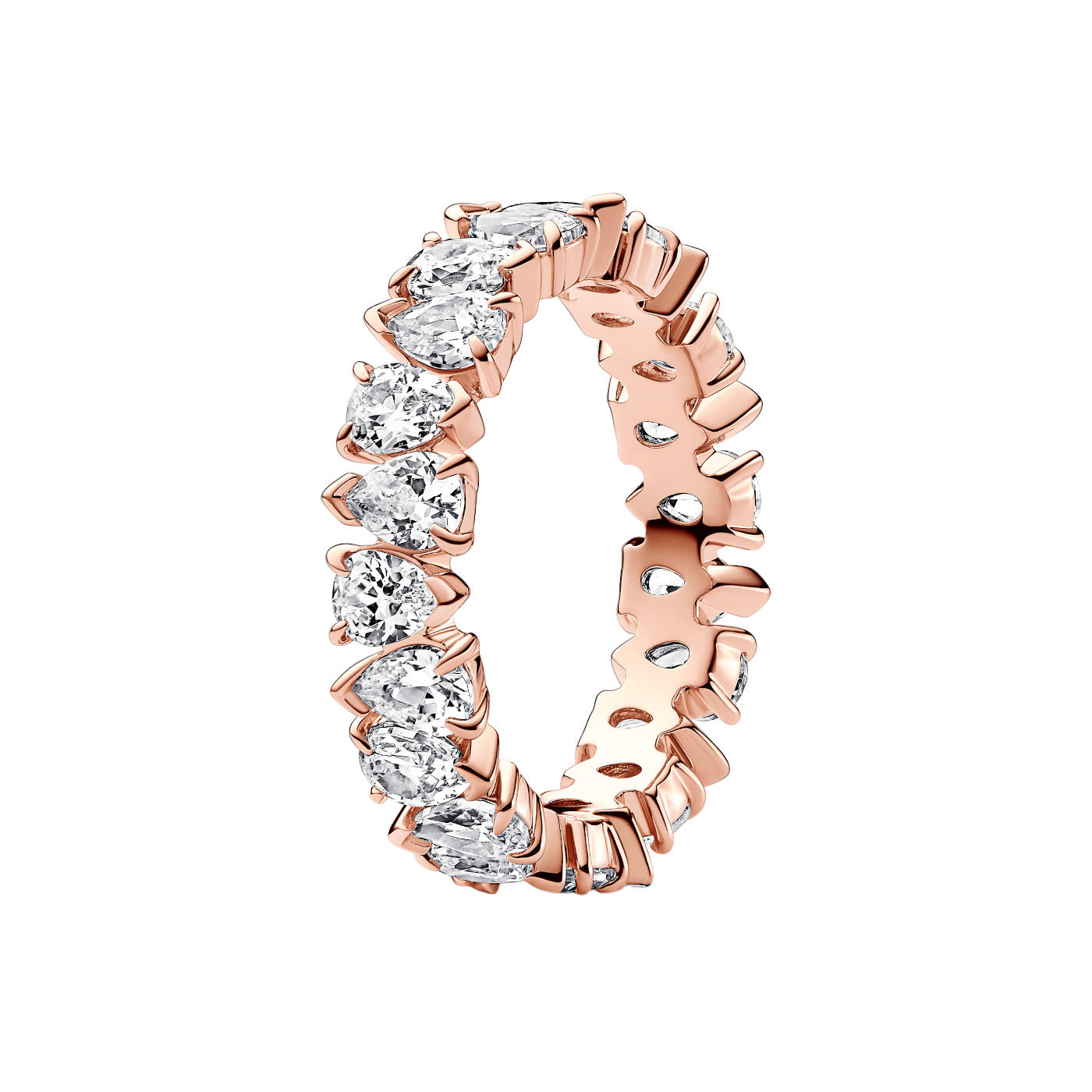 Pandora Timeless Ring 183021C01-58with14 Carat RoseGold Plating