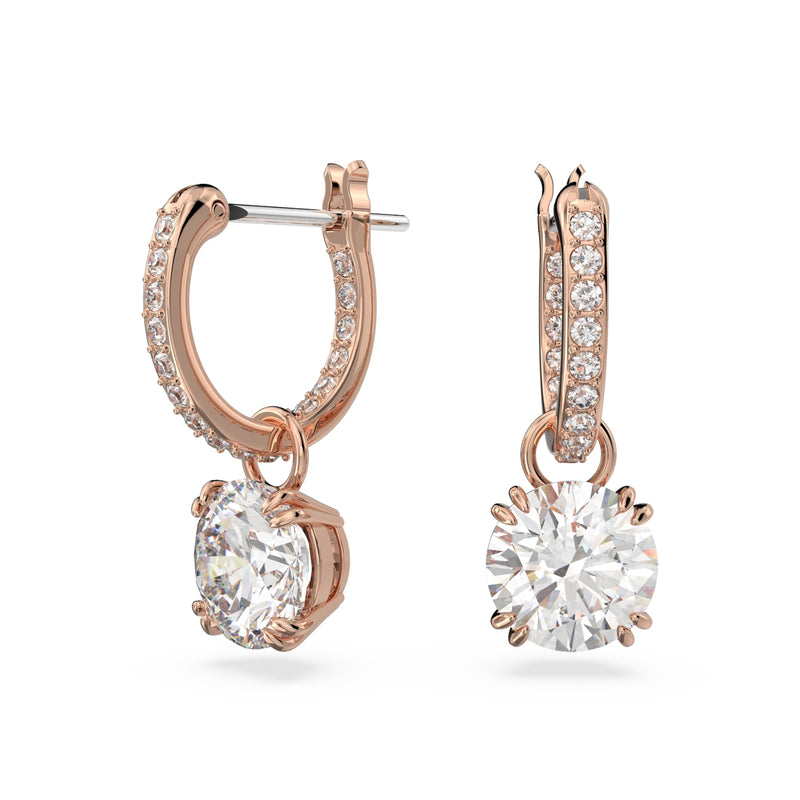 Swarovski Constella Rosegold coloured Earrings 5639975-zoom-