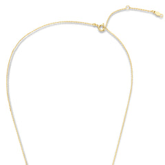 Violet Hamden Venus 925 Sterling Silver Gold-coloured Necklace with Birthstone VH340010-JUL