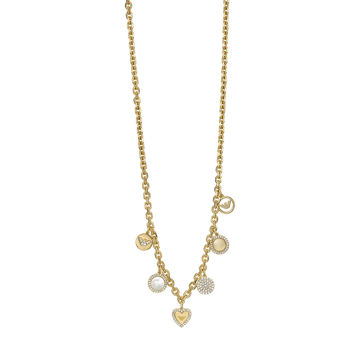 Emporio Armani Sentimental Gold Necklace EGS3103710