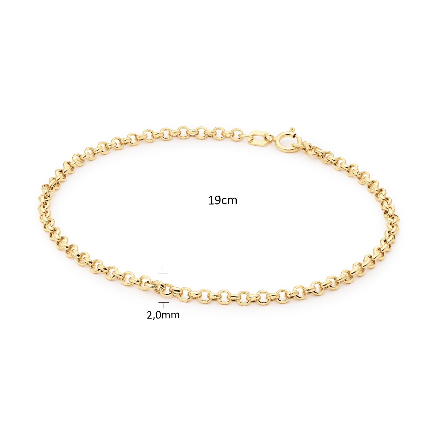 Jackie Gold Menton 14 Karat Gold Bracelet 585 JKB25.504