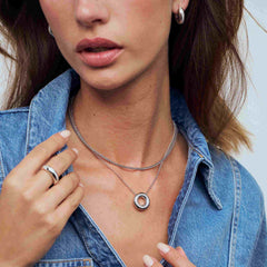 Sif Jakobs 925 Sterling Silver Muro Necklace SJ-N2754