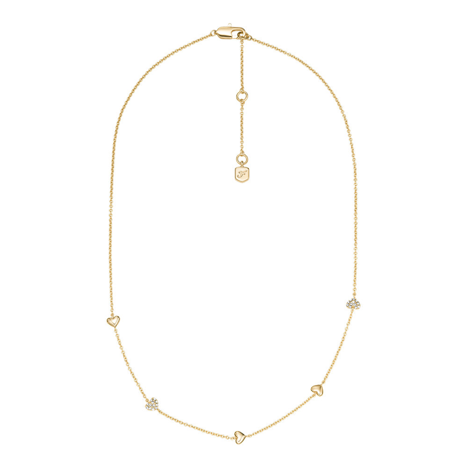 Fossil Sutton Brass Women's Necklace JA7298710