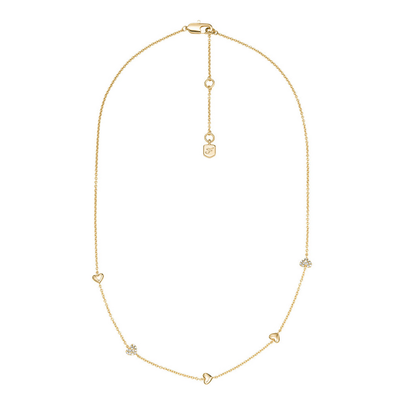 Fossil Sutton Brass Women's Necklace JA7298710-zoom-