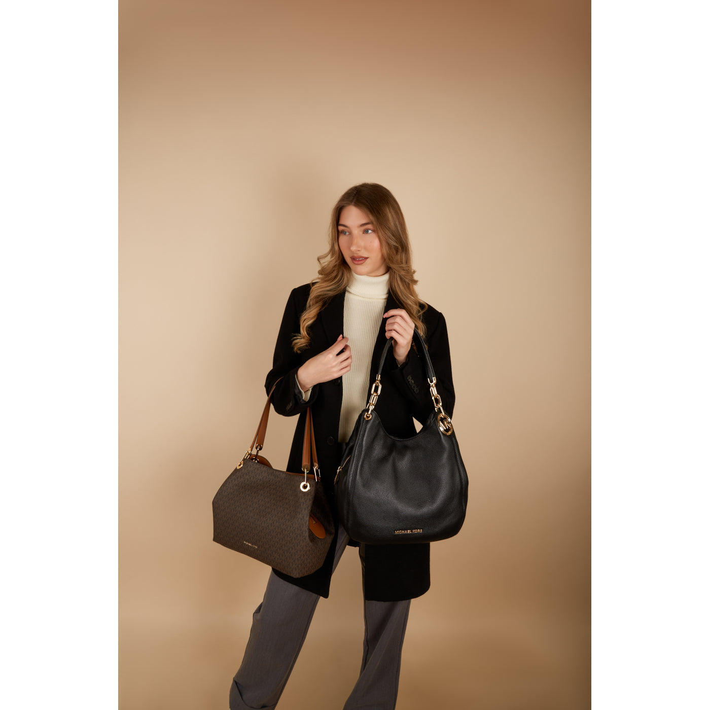 Michael Kors Lillie Black Shoulder Bag 30T9G0LE3L-001