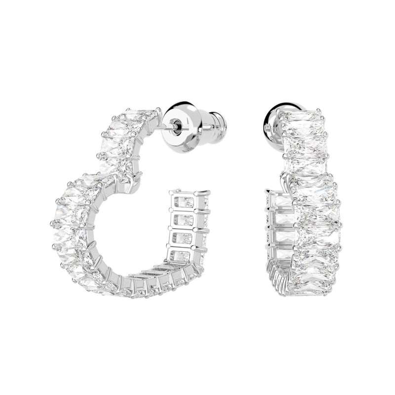 Swarovski Matrix Silver-coloured Earrings 5653170-zoom-