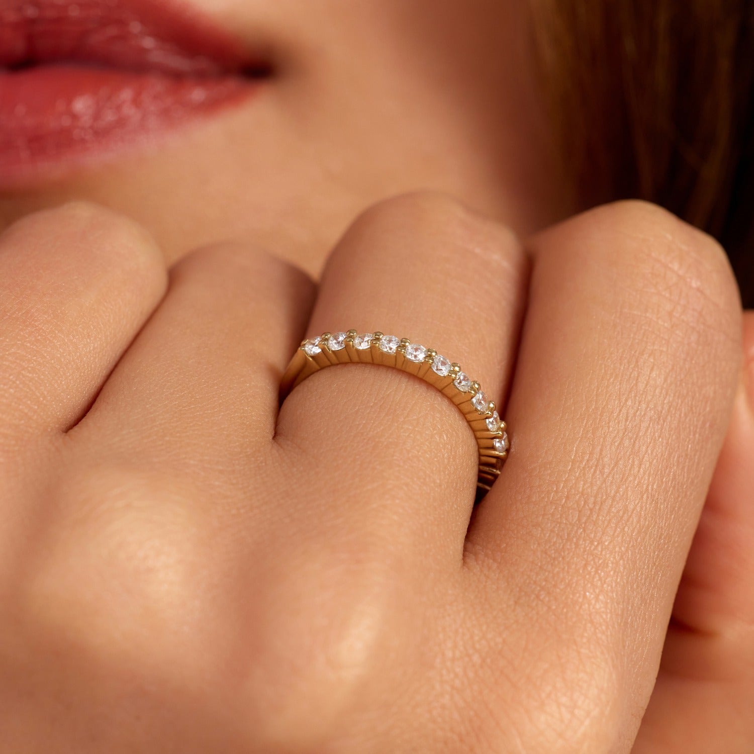 Parte Di Me Santa Maria della Base 925 sterling Silver gold plated Ring PDM33030-60