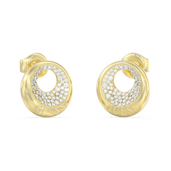 Guess Moon Drops Gold-coloured Earrings JUBE06247JWYGT-U
