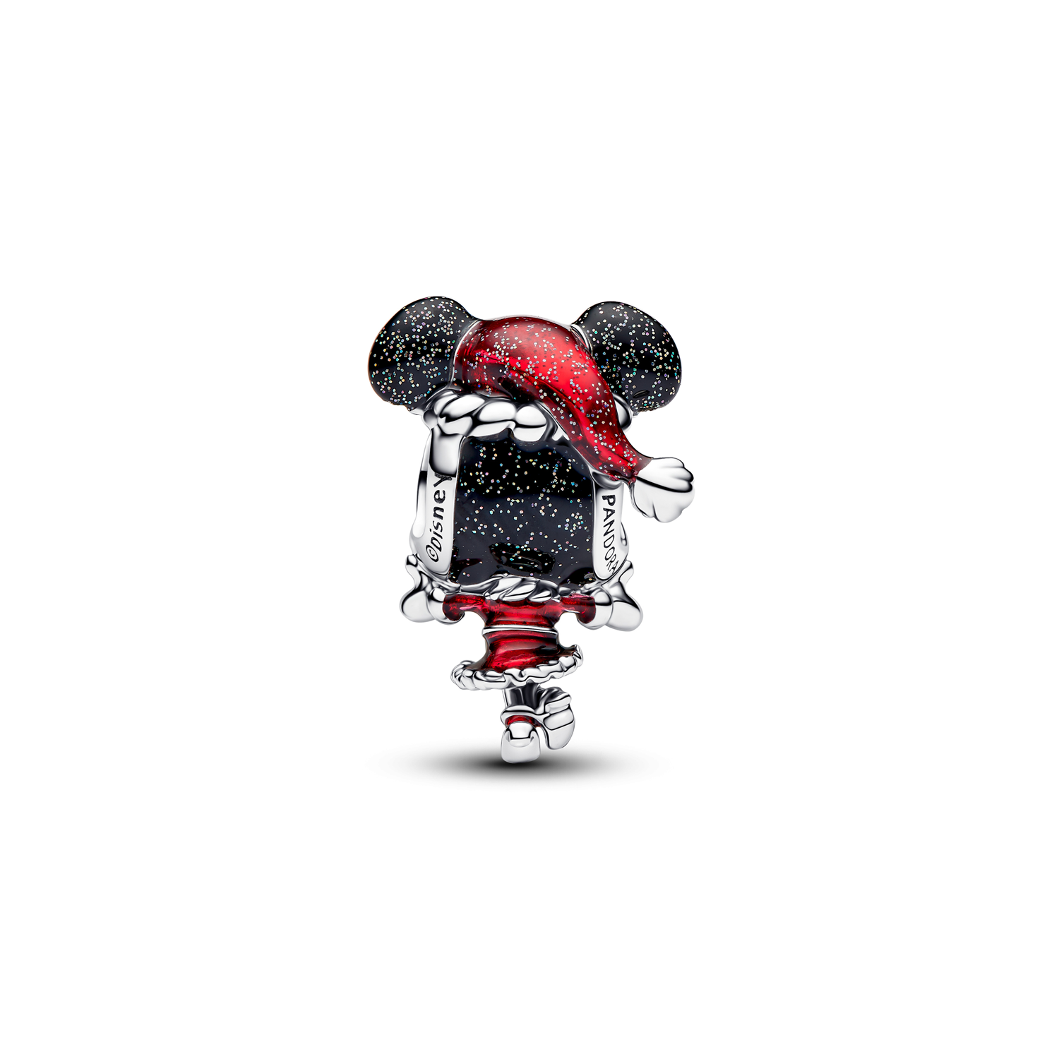 Pandora Disney 925 Sterling Silver Minnie Mouse Holiday Charm 794218C01