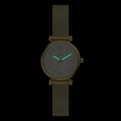 Fossil Carlie Round White Dial Watch ES5462