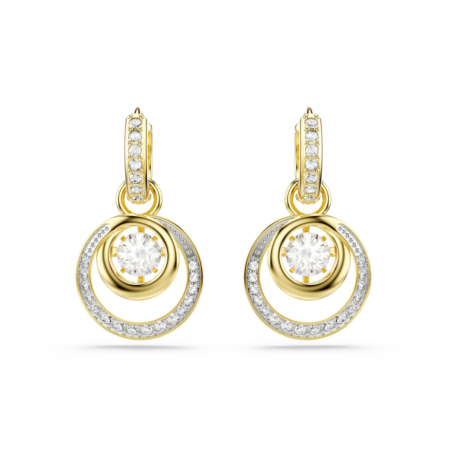 Swarovski Hyperbola Gold Plated Earrings 5738249