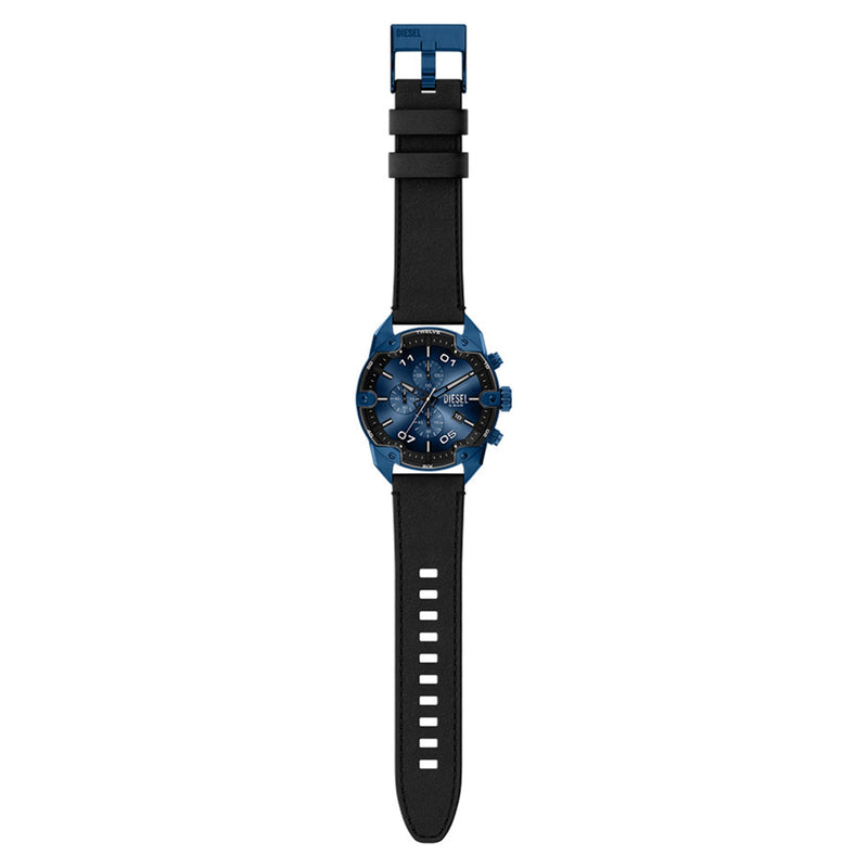 Diesel Spiked Round Dark Blue Dial Watch DZ4703-zoom-
