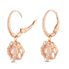 Swarovski Sparkling Rose gold Ear Stud 5516477