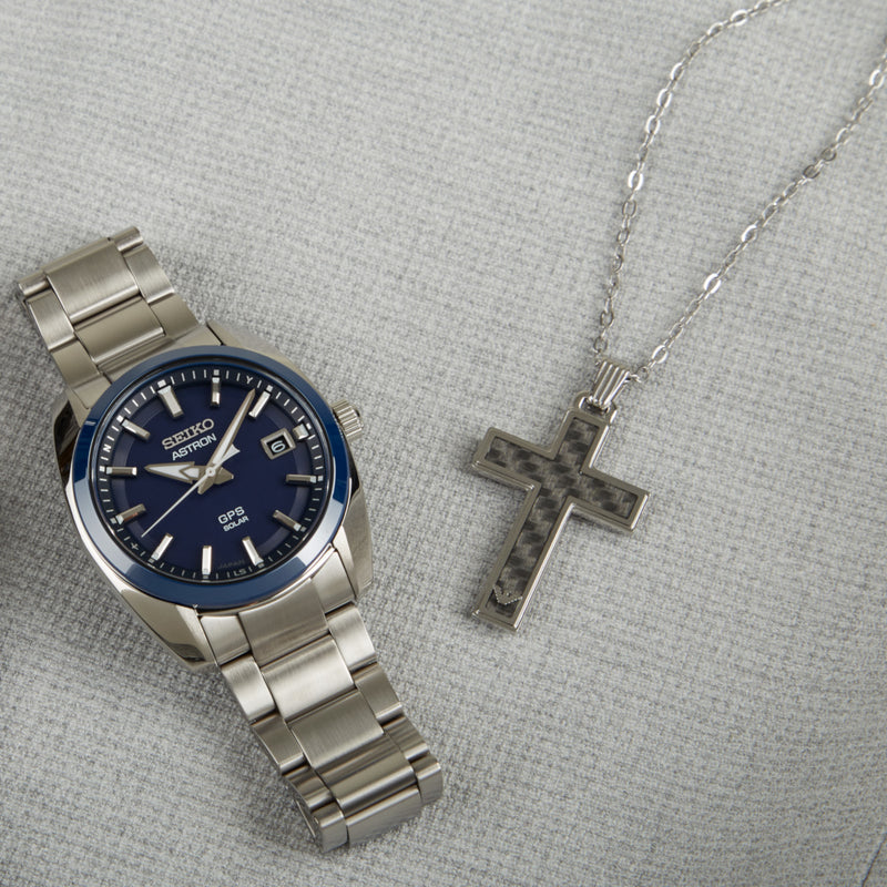 Emporio Armani Silver-coloured Men's Necklace EGS1705040 (Length: 50.00 - 55.00 cm)-zoom-