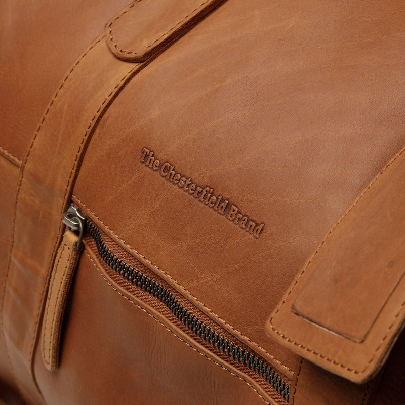 The Chesterfield Brand Portsmouth Cognac Leather Travel bag C20.001731-zoom-
