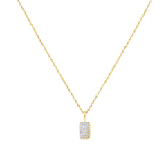 Ania Haie Sunny Sparkler Gold Coloured Pave Pendant Necklace AH-N064-01G