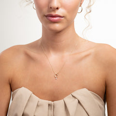 Isabel Bernard Le Marais Round Zirconia 14 karat gold charm IB350060