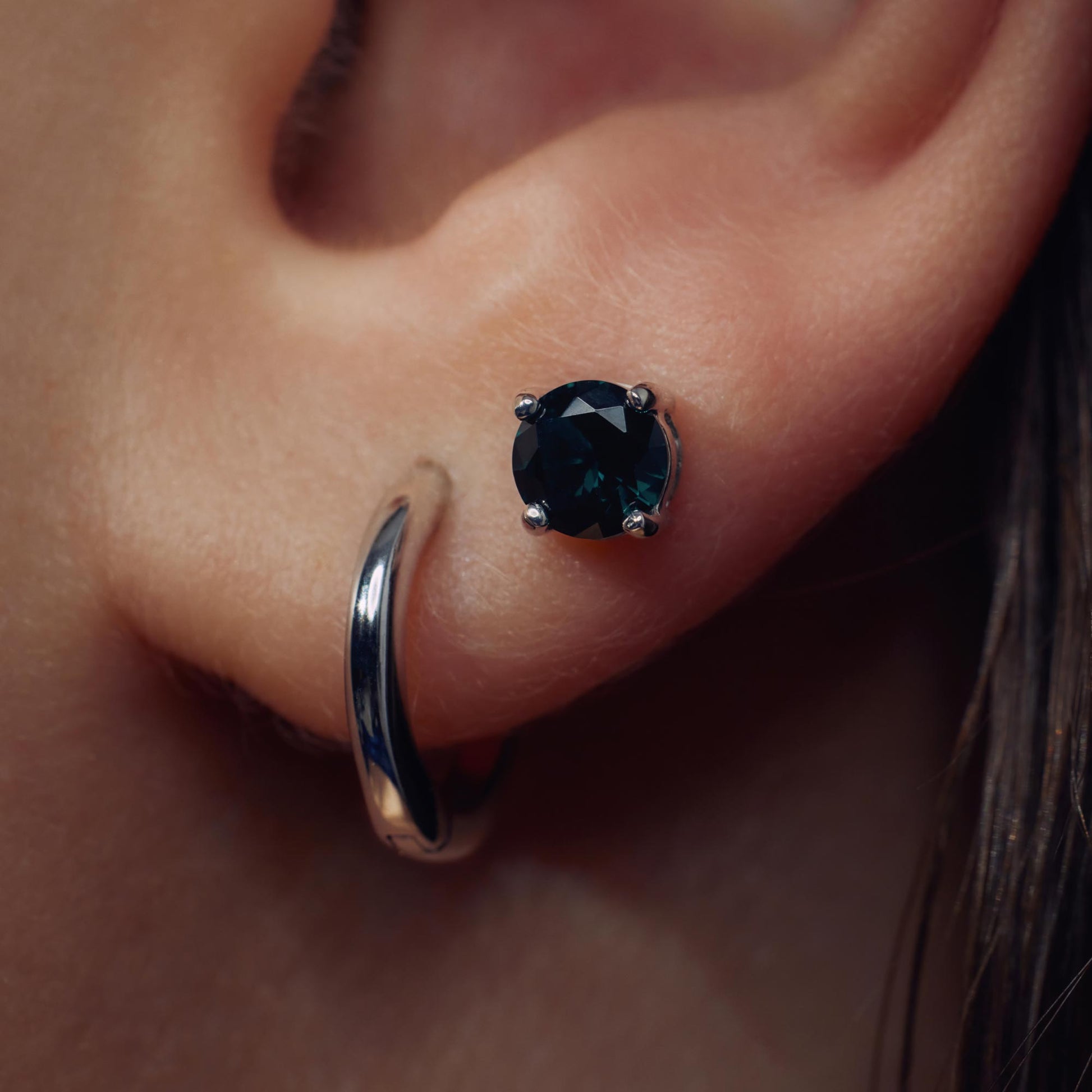 Parte Di Me Santa Maria della Base 925 Sterling Silver Hoop Earrings PDM36061