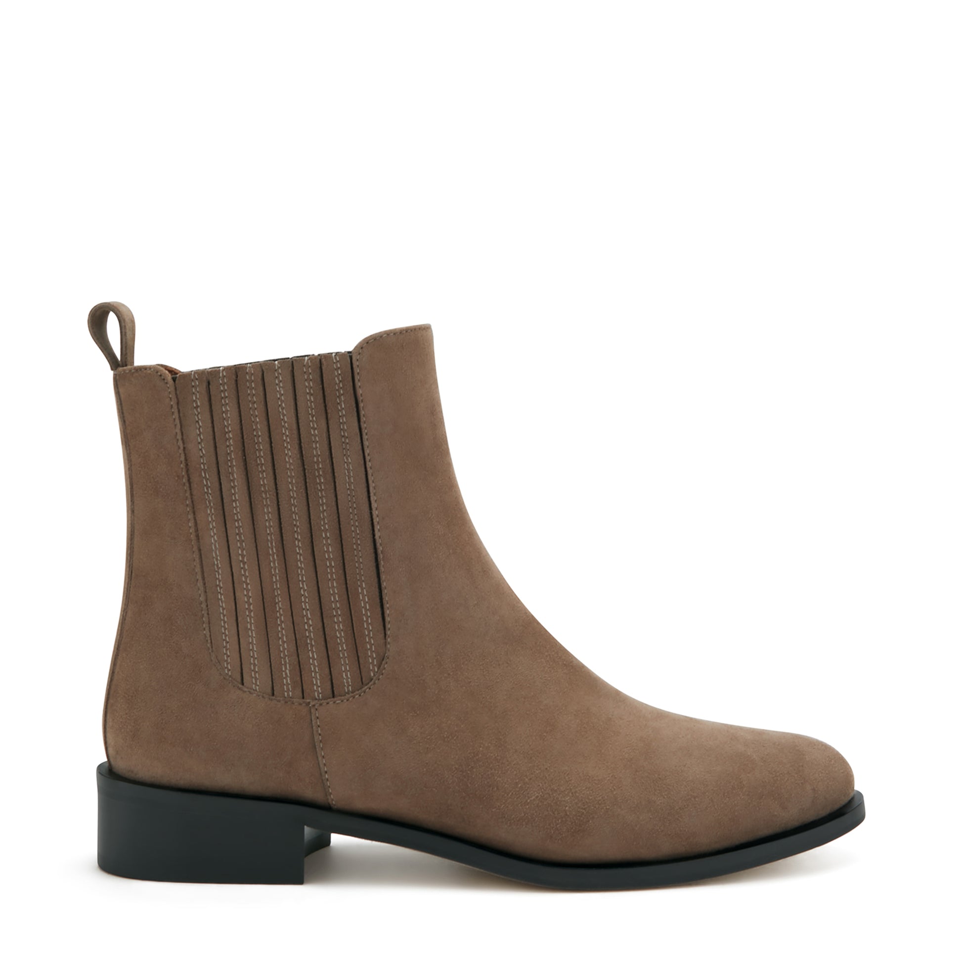 Isabel Bernard Vendôme Chey Taupe Suede Chelsea Boots IB53000SS-178-36