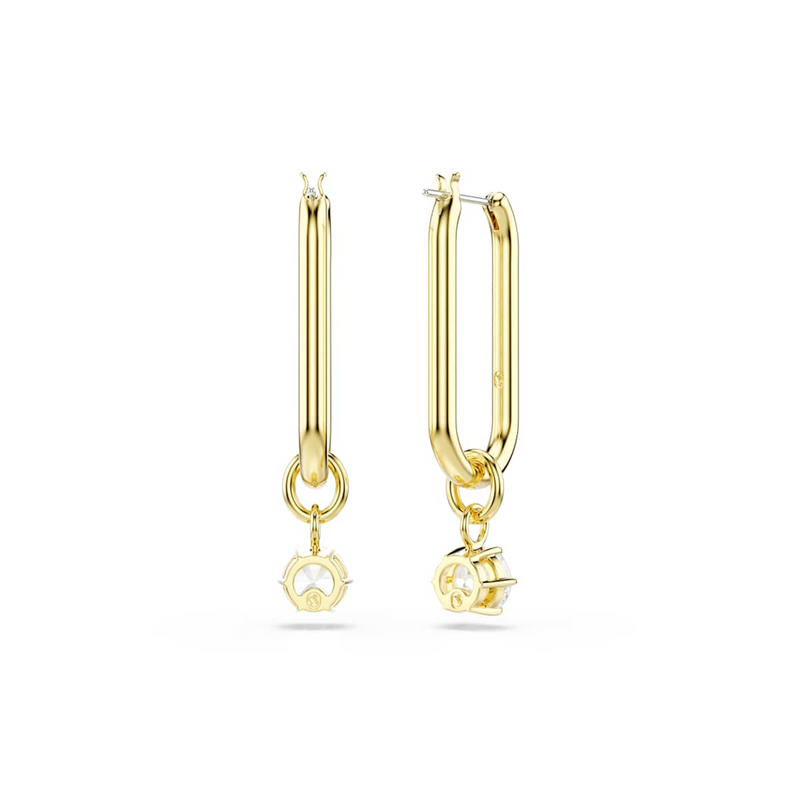 Swarovski Constella Gold Coloured Earrings 5728587-zoom-