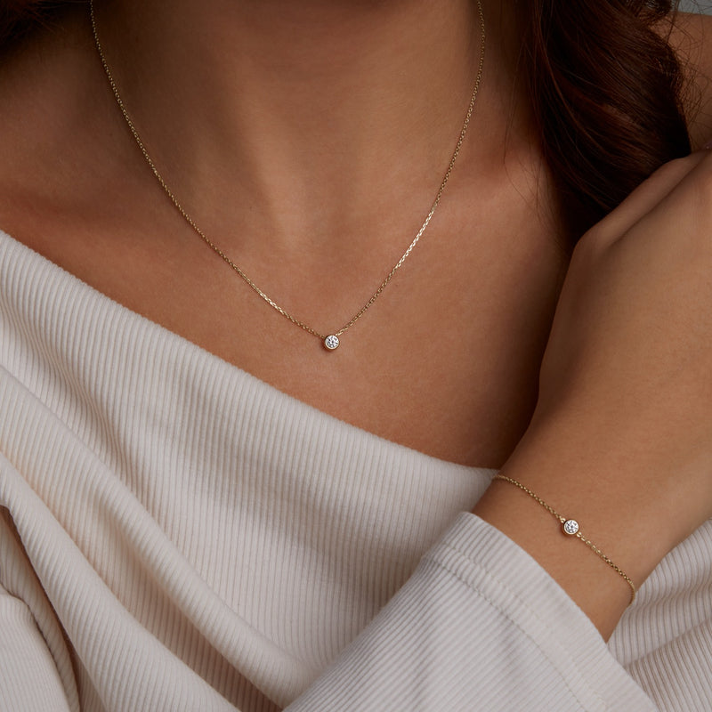 Beloro Jewels Regalo d'Amore 9 karaat gouden ketting en armband cadeauset BO90025-zoom-