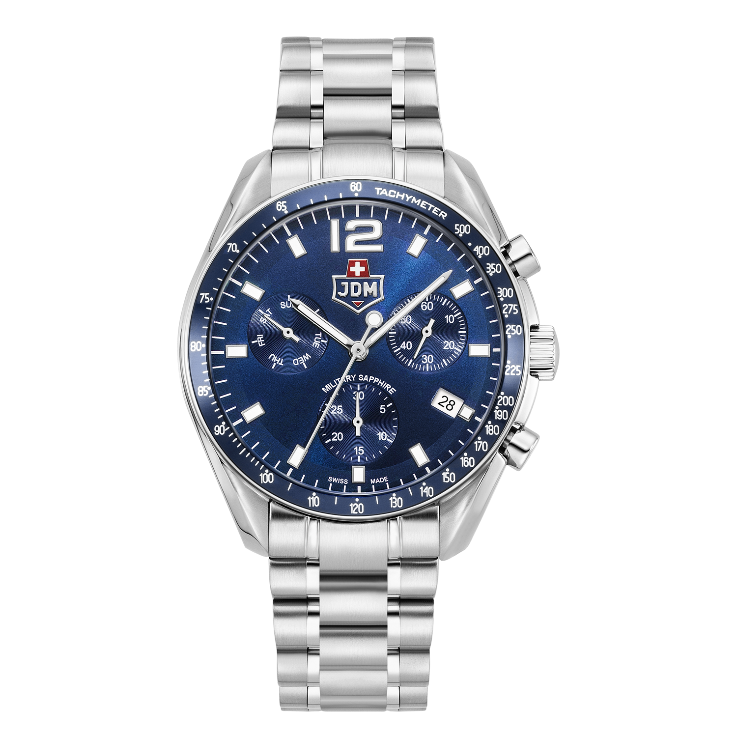 JDM Military Swiss Precision Blue Men's Watch JDM-WG021-02
