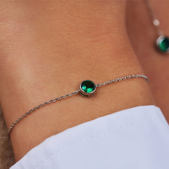 Violet Hamden Venus 925 Sterling Silver BraceletwithBirthstone VH320009-JUL