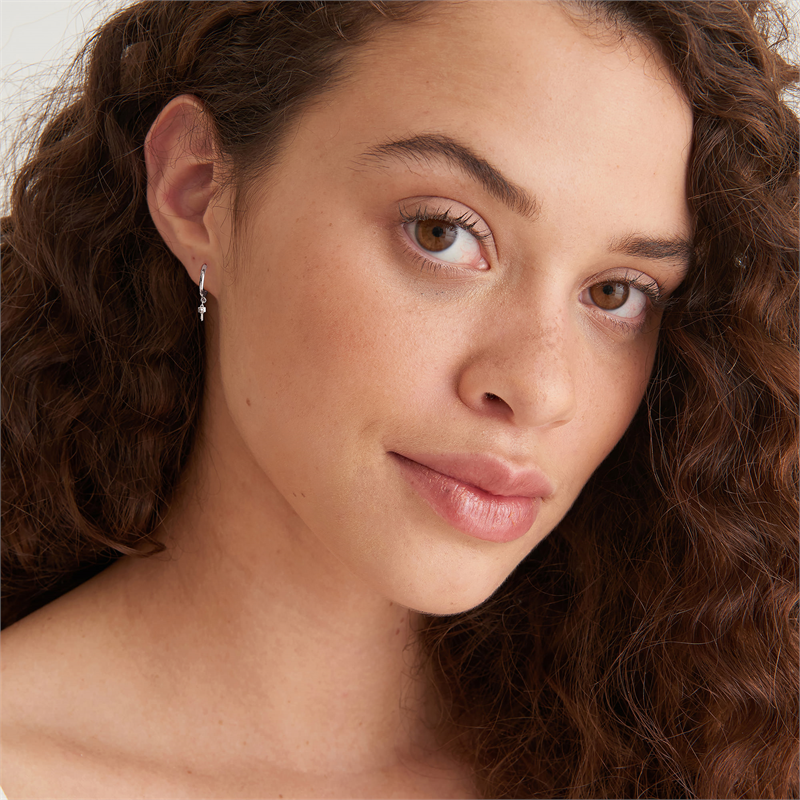 Ania Haie Under Lock and Key Zilverkleurige Oorbellen 2002-AH-E032-04H-zoom-