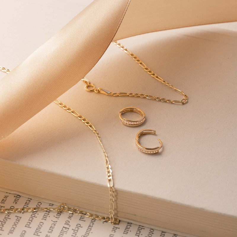 Isabel Bernard Cadeau d'Isabel 14 Karaat Gouden Oorbellen Set IB90096-zoom-