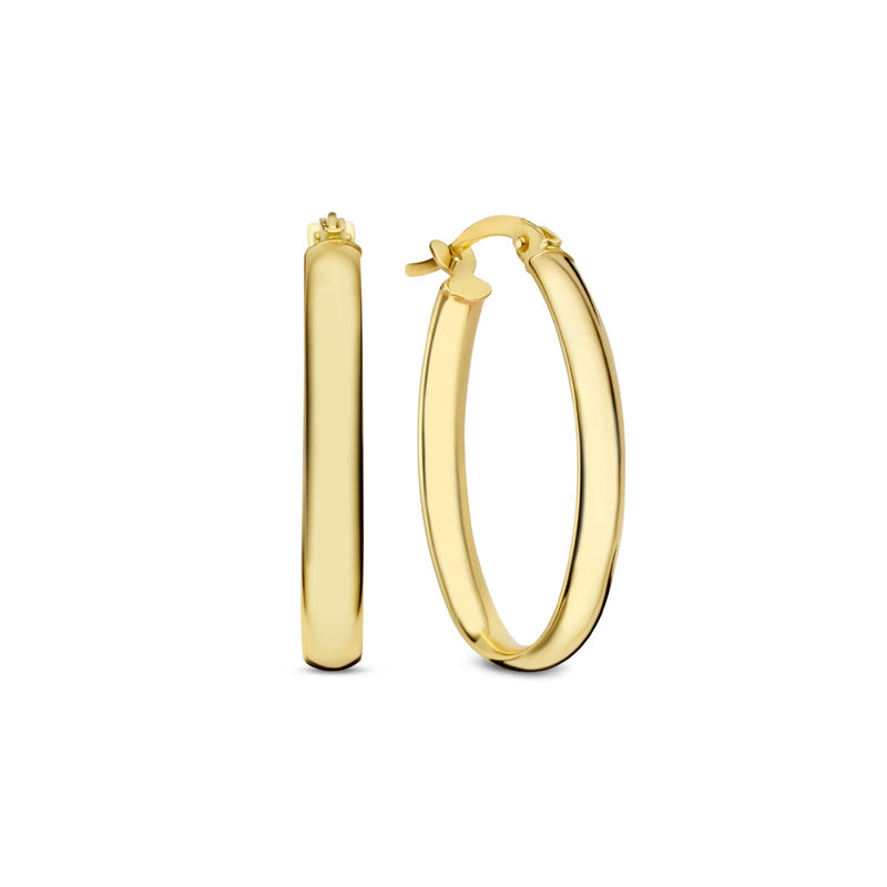 Isabel Bernard Rivoli Flori 14 karaat gouden oorringen IB360254-zoom-