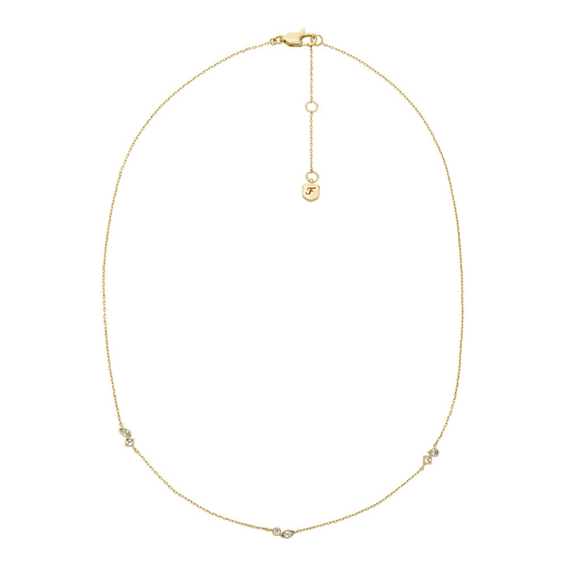 Fossil Ellis Brass Necklace JA7287710-zoom-