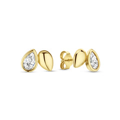 Beloro Jewels Monte Napoleone Natalia 9 carat gold Ear Studs BO360019