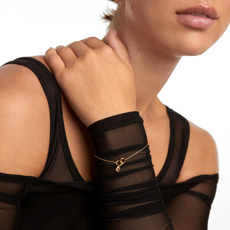 P D Paola Color 925 Sterling Silver Bracelet with Gold Plating PU01-776-U-zoom-