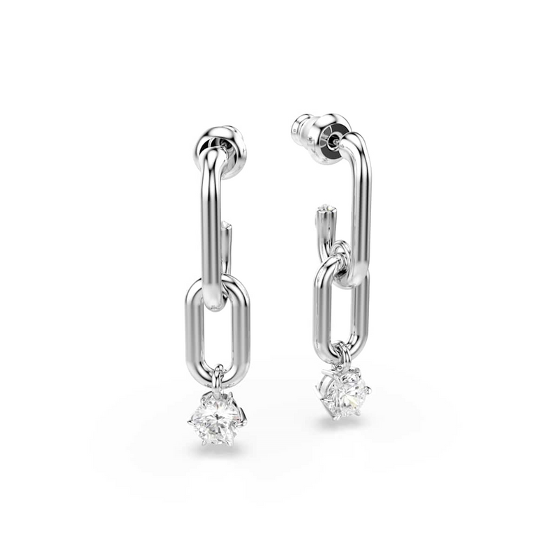 Swarovski Constella Silver Earrings 5728584-zoom-