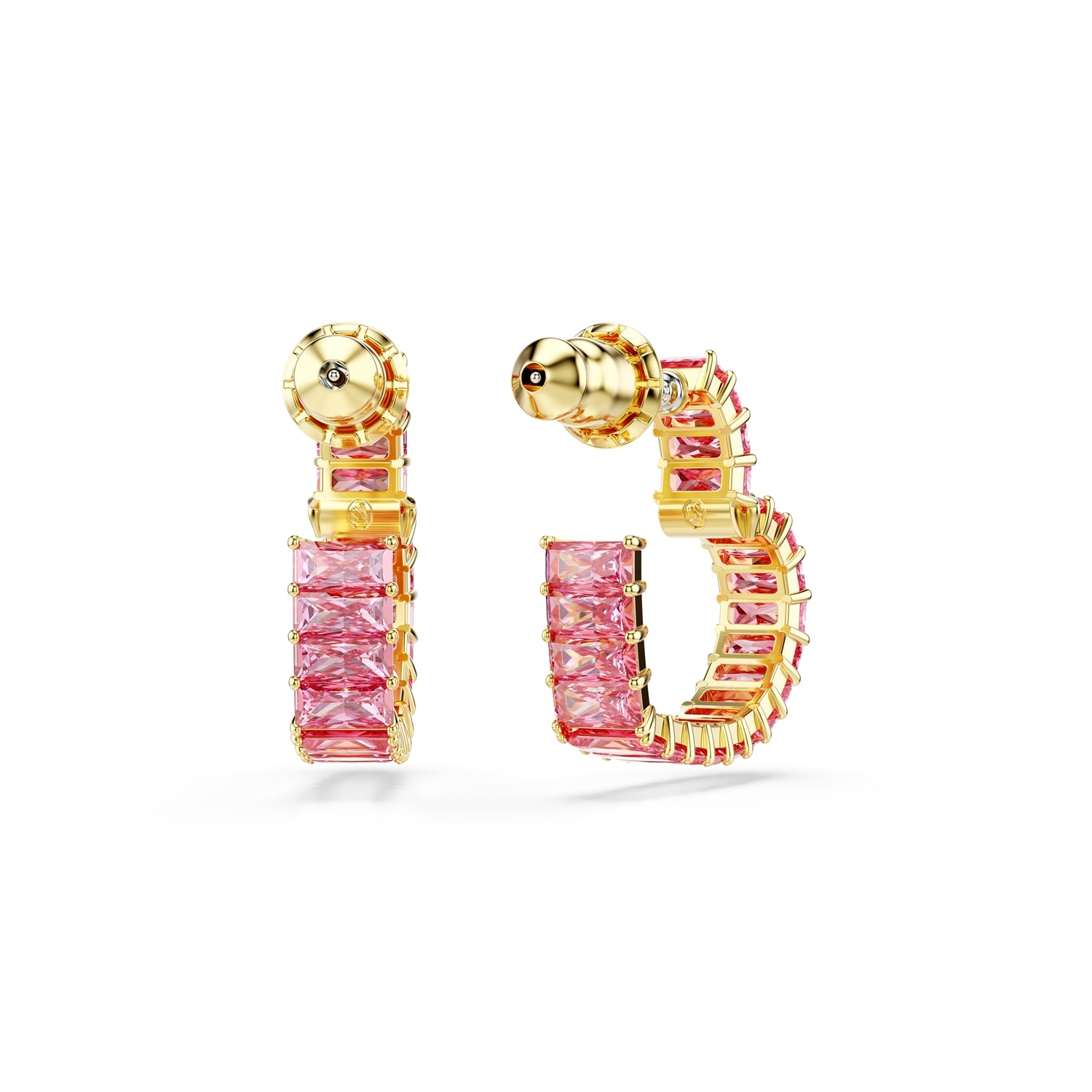 Swarovski Matrix Gold Coloured Ear studs 5706340
