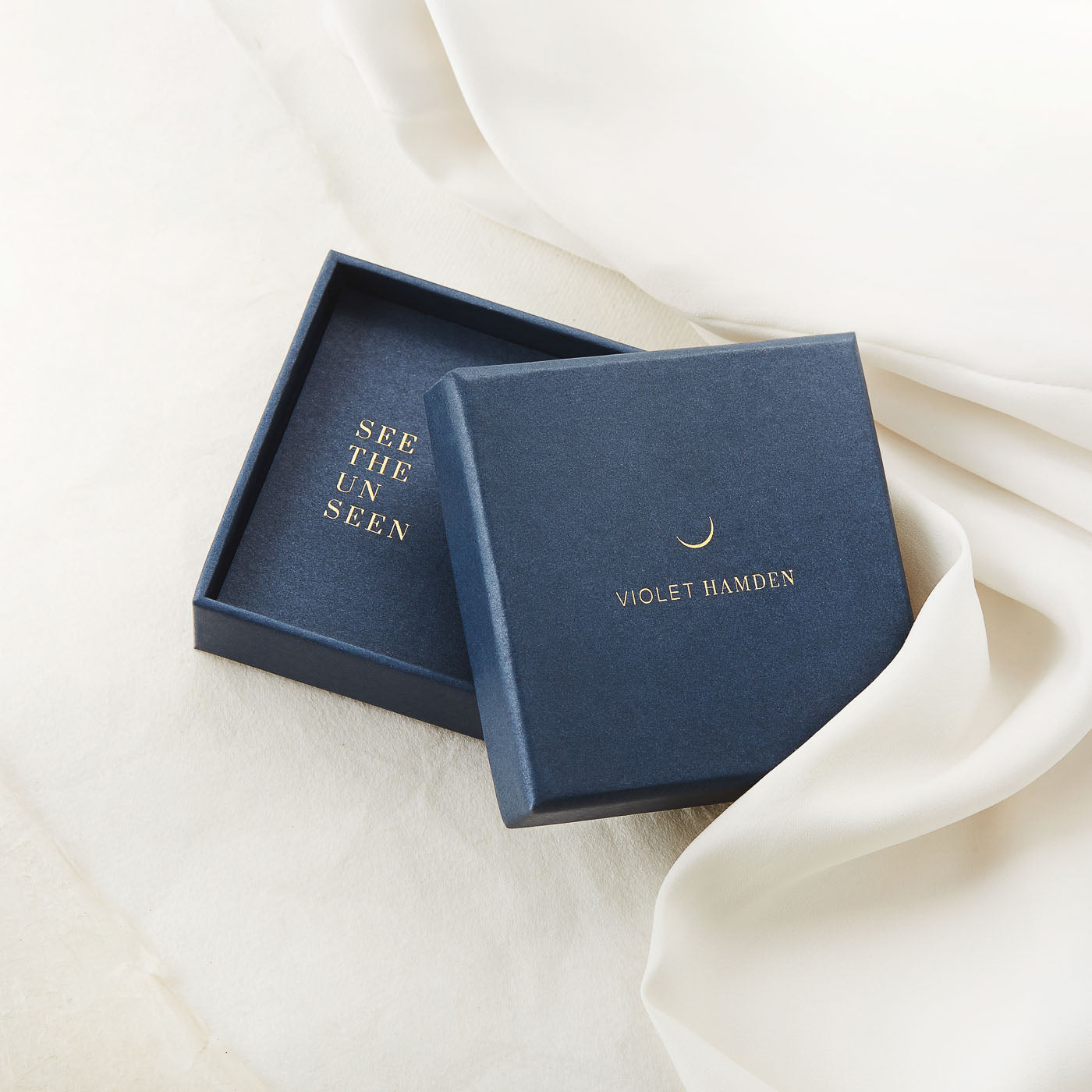 Violet Hamden 925 Sterling Silver Long Night Cresent Moon Earrings VH16048