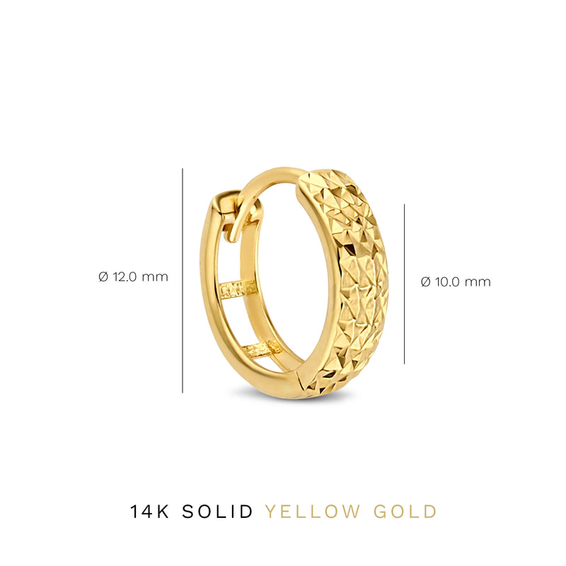 Isabel Bernard Rivoli Laura 14 karaat gouden oorringen IB360142-zoom-