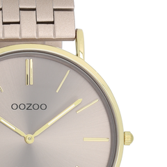 OOZOO Vintage Gold and Taupe Women's Watch C20404