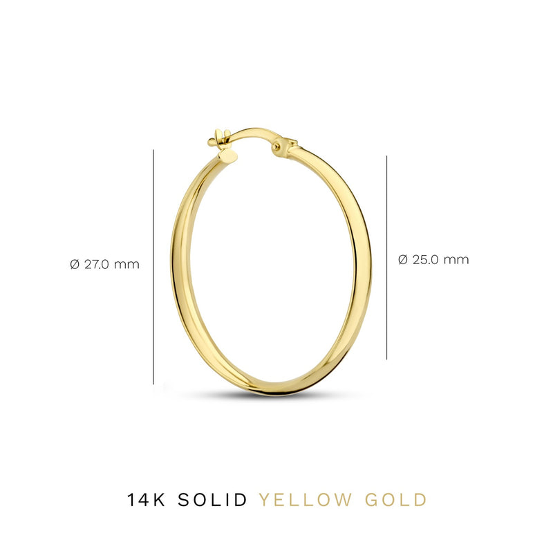 Isabel Bernard Cadeau d'Isabel 14 Karaat Gouden Oorbellen Set IB90149-zoom-