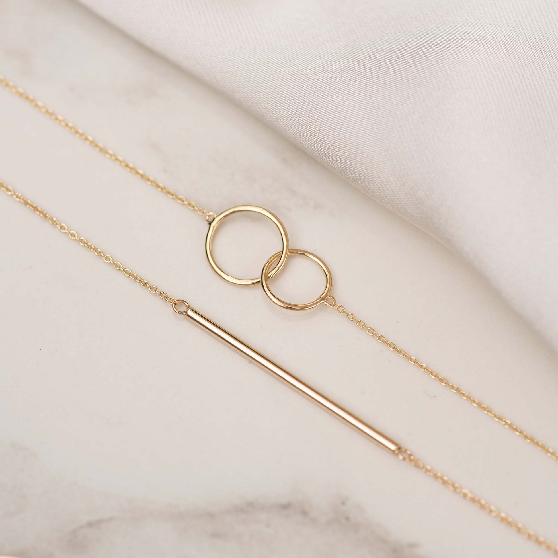 Isabel Bernard Le Marais Loulou 14 Carat Golden Bracelet IB320102 (Length: 18.00 cm)