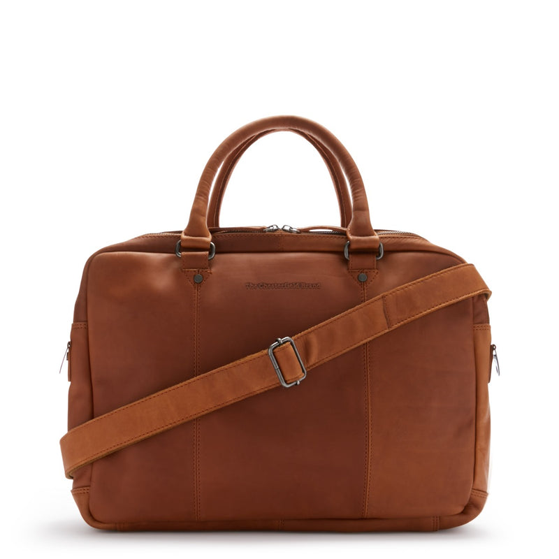 The Chesterfield Brand Boston Cognac Leather Laptop bag C40.108631-zoom-