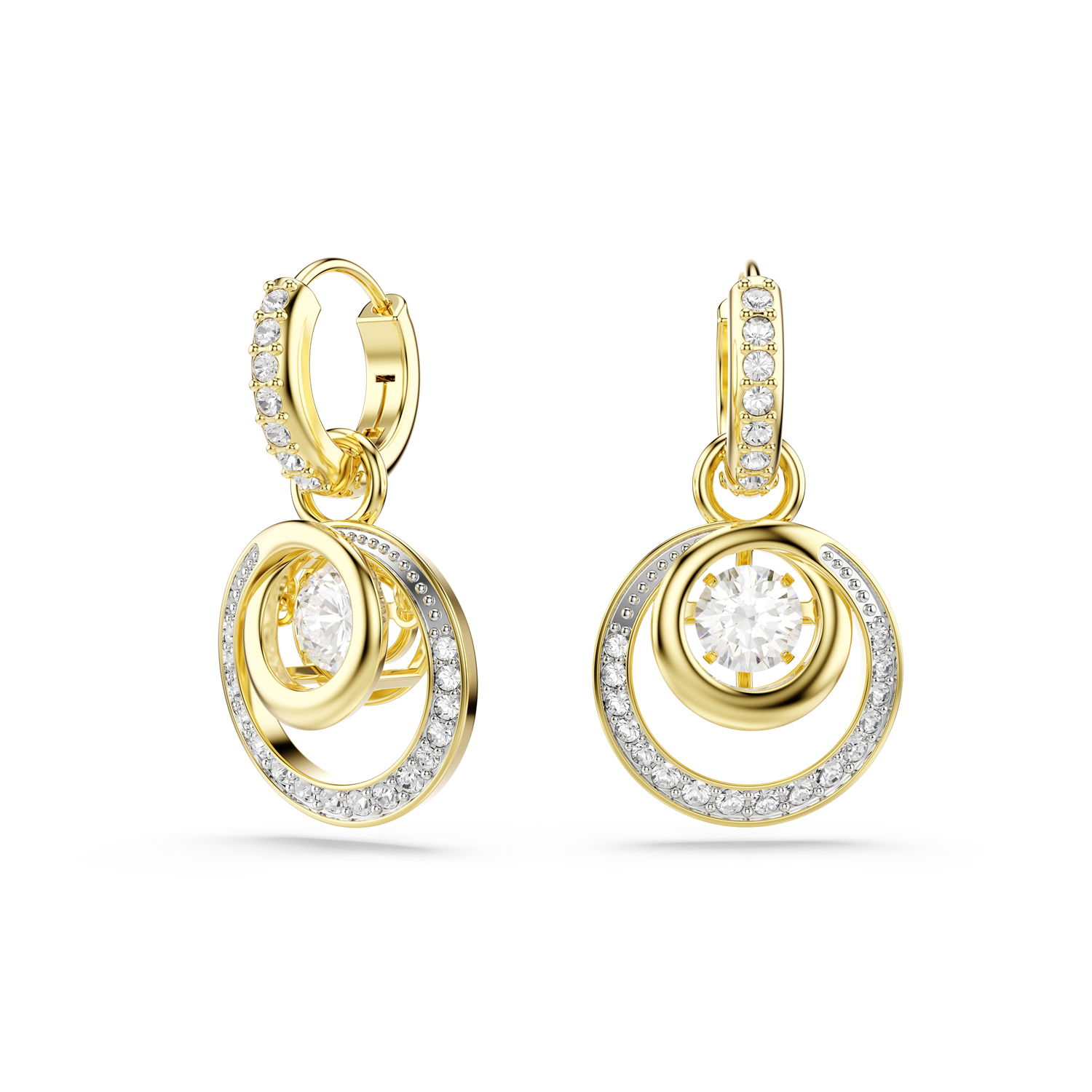 Swarovski Hyperbola Gold Plated Earrings 5738249