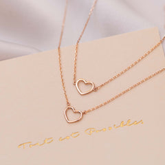 Isabel Bernard Cadeau d'Isabel 14 Carat Rosegold Necklace and Bracelet giftset IB90060