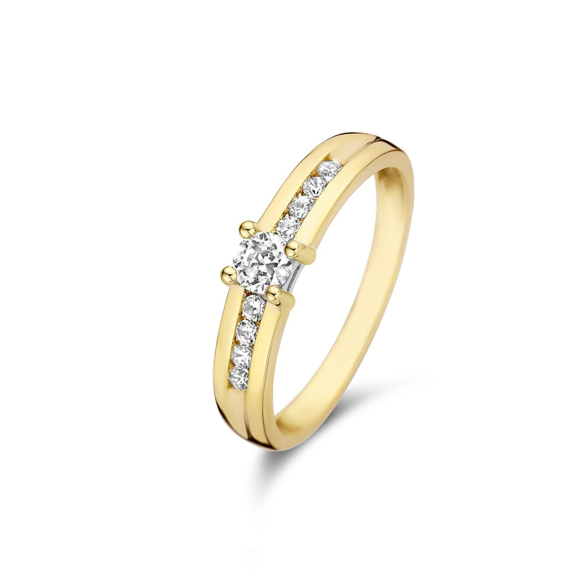 Isabel Bernard 14 Carat Golden Le Marais Estee Ring IB330069-50 (size: 50)